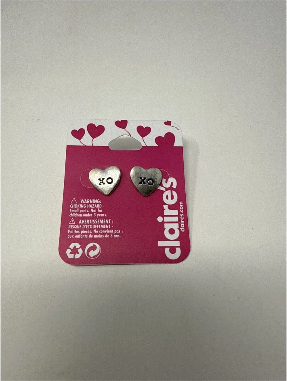 XO Claire’s Silver Earrings